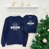 Up To Snow Good Parent And Child Matching Jumper Set - Lovetree Design