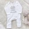 Me And My Daddy Love … Personalised Babygrow - Lovetree Design