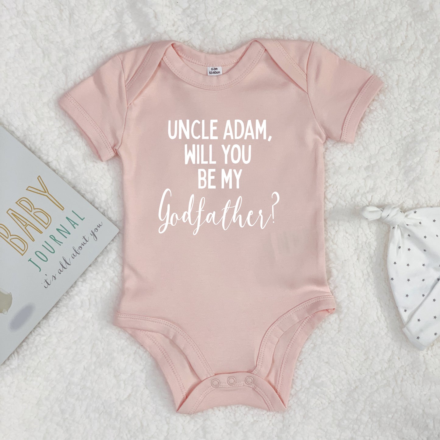 Personalised Godmother Proposal Babygrow - Lovetree Design