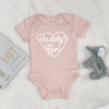 Daddy's Girl Fathers Day Babygrow With Heart - Lovetree Design