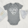 Daddy's Girl Fathers Day Babygrow With Heart - Lovetree Design