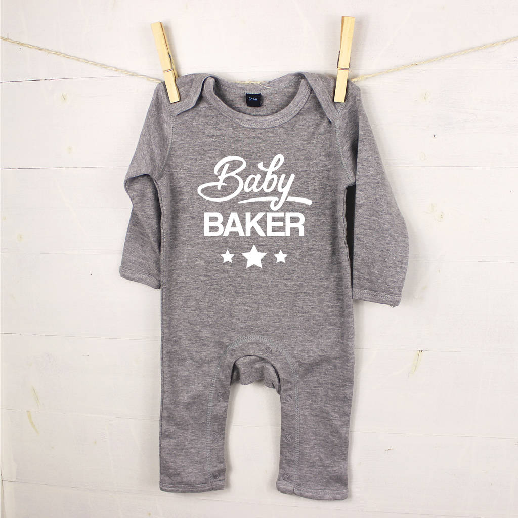 Baby Stars Personalised Name Babygrow - Lovetree Design