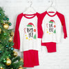 Big Elf Lil Elf Matching Sibling Christmas Pyjamas - Lovetree Design