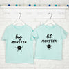 Big Monster Little Monster Sibling T Shirt Set - Lovetree Design