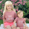 Big Sister Little Sister T Shirt Set Pink - Lovetree Design