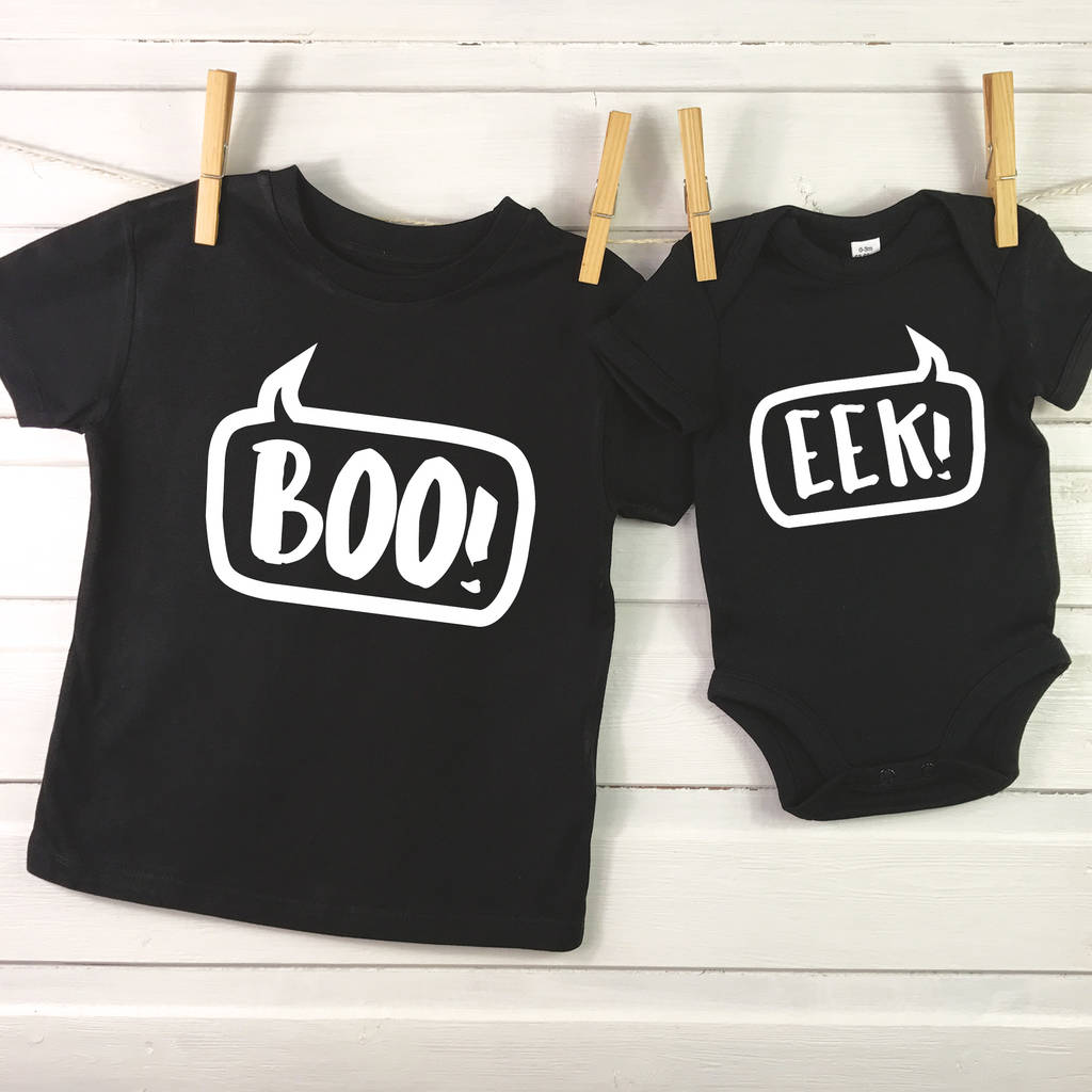 Halloween Sibling Set: Boo and Eek! - Lovetree Design