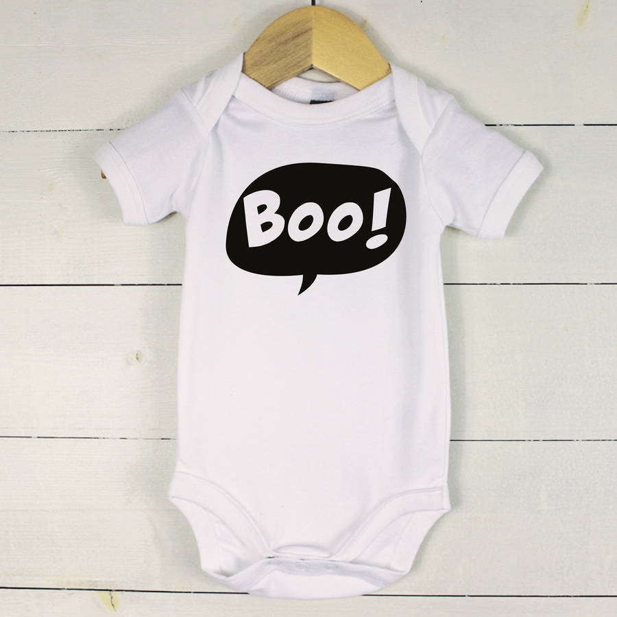 Boo! Babygrow, T Shirt or Rompersuit - Lovetree Design