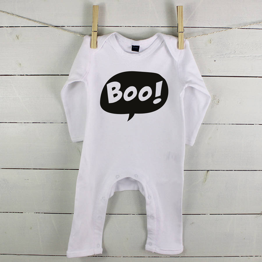 Boo! Babygrow, T Shirt or Rompersuit - Lovetree Design