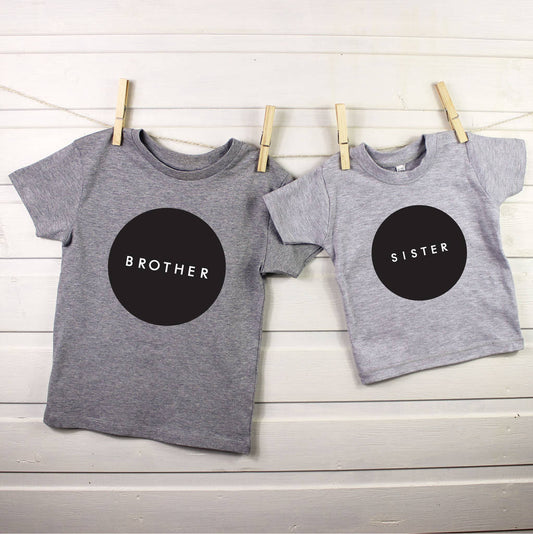 Circle Brother and Sister Sibling Set - Lovetree Design