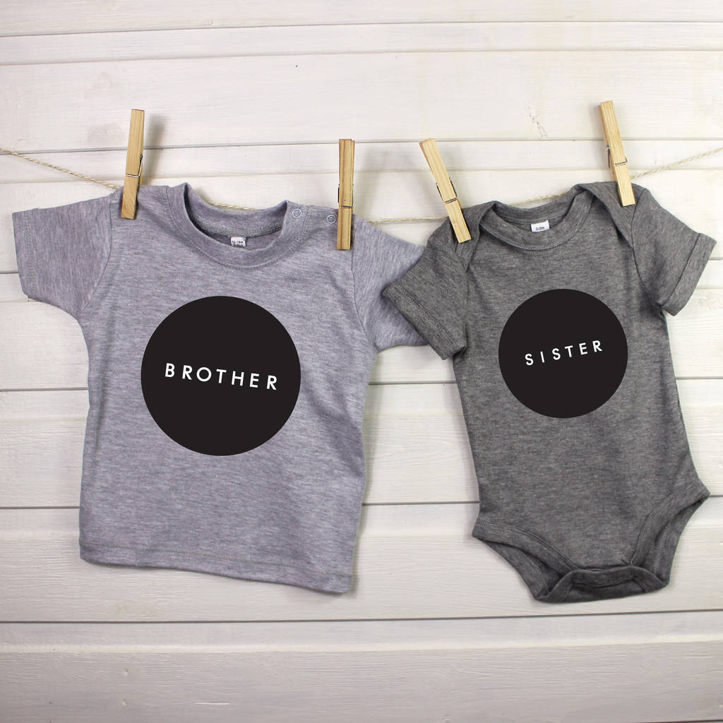 Circle Brother and Sister Sibling Set - Lovetree Design