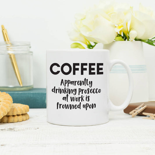 Coffee Lovers Mug. 'Drinking … At Work' - Lovetree Design