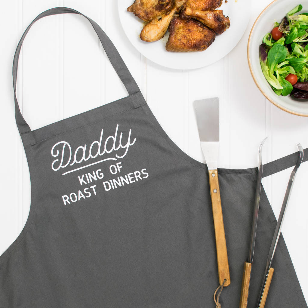 Daddy 'King Of' Personalised Apron - Lovetree Design