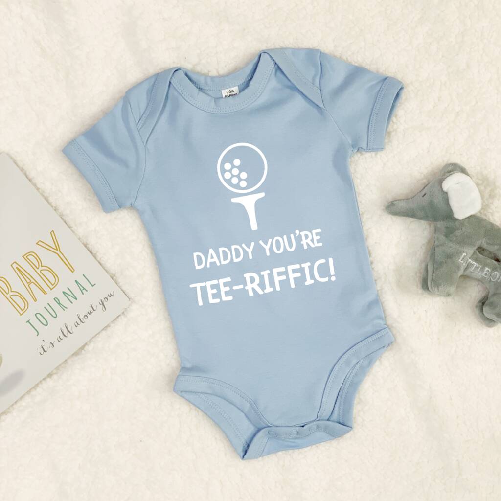 Daddy You're Tee Riffic Golf Babygrow - Lovetree Design