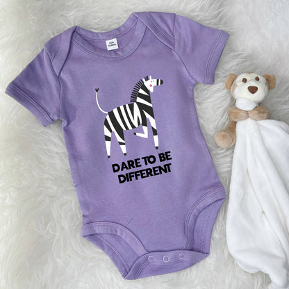 Dare To Be Different Zebra Jungle Babygrow - Lovetree Design