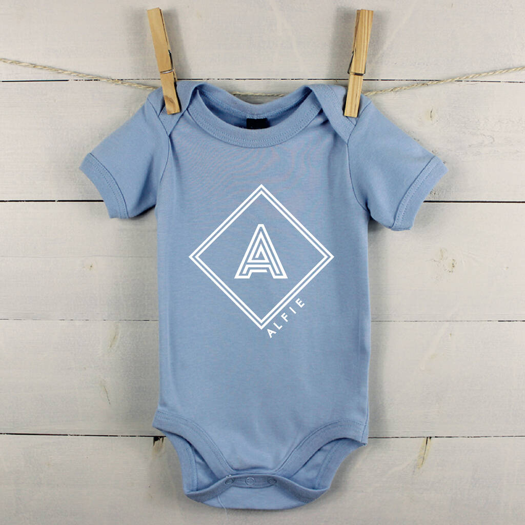 Diamond Personalised Babygrow - Lovetree Design