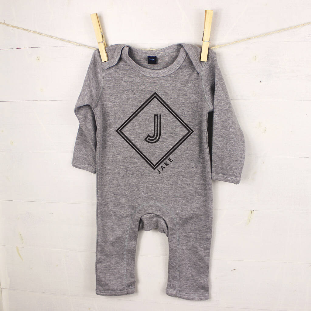 Diamond Personalised Babygrow - Lovetree Design