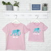 Elephant Brother Sister T Shirt Set - Lovetree Design