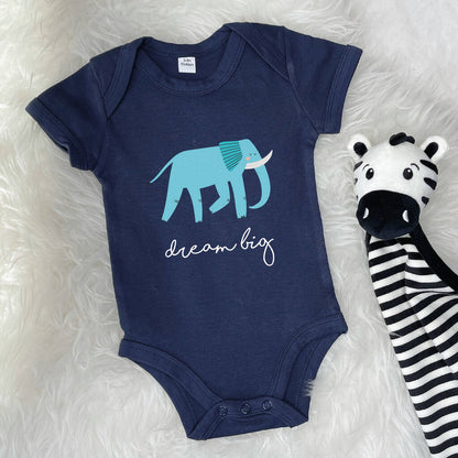 Elephant Dream Big Jungle Babygrow - Lovetree Design