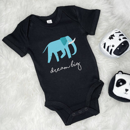 Elephant Dream Big Jungle Babygrow - Lovetree Design