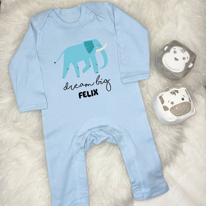 Elephant Dream Big Personalised Jungle Rompersuit - Lovetree Design