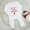 First Christmas Personalised Baby Outfit - Lovetree Design