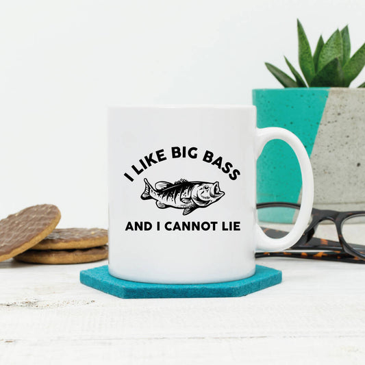 Fishing Mug. I Like Big Bass And I Cannot Lie