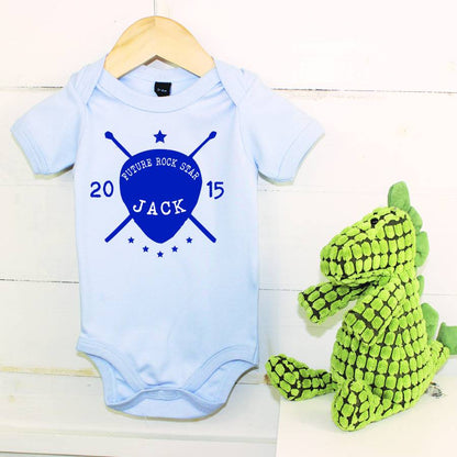 'Future Rock Star' Personalised Babygrow - Lovetree Design