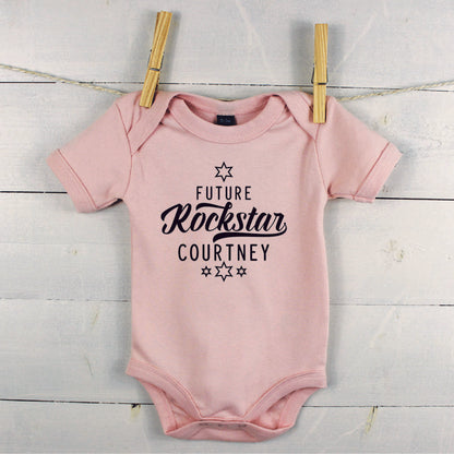 Future Rockstar Personalised Babygrow For Music Lovers - Lovetree Design