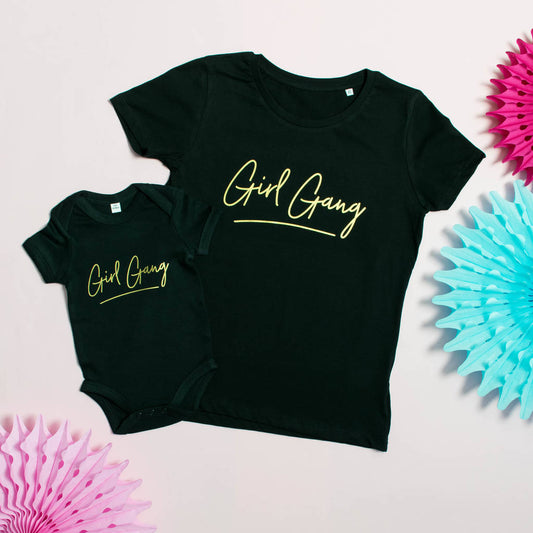 Girl Gang - Mother & Daughter Matching Set - Lovetree Design