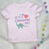 Girls Love Dinosaurs Too Dinosaur T Shirt - Lovetree Design