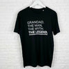 Grandad Man Myth Legend T Shirt - Lovetree Design