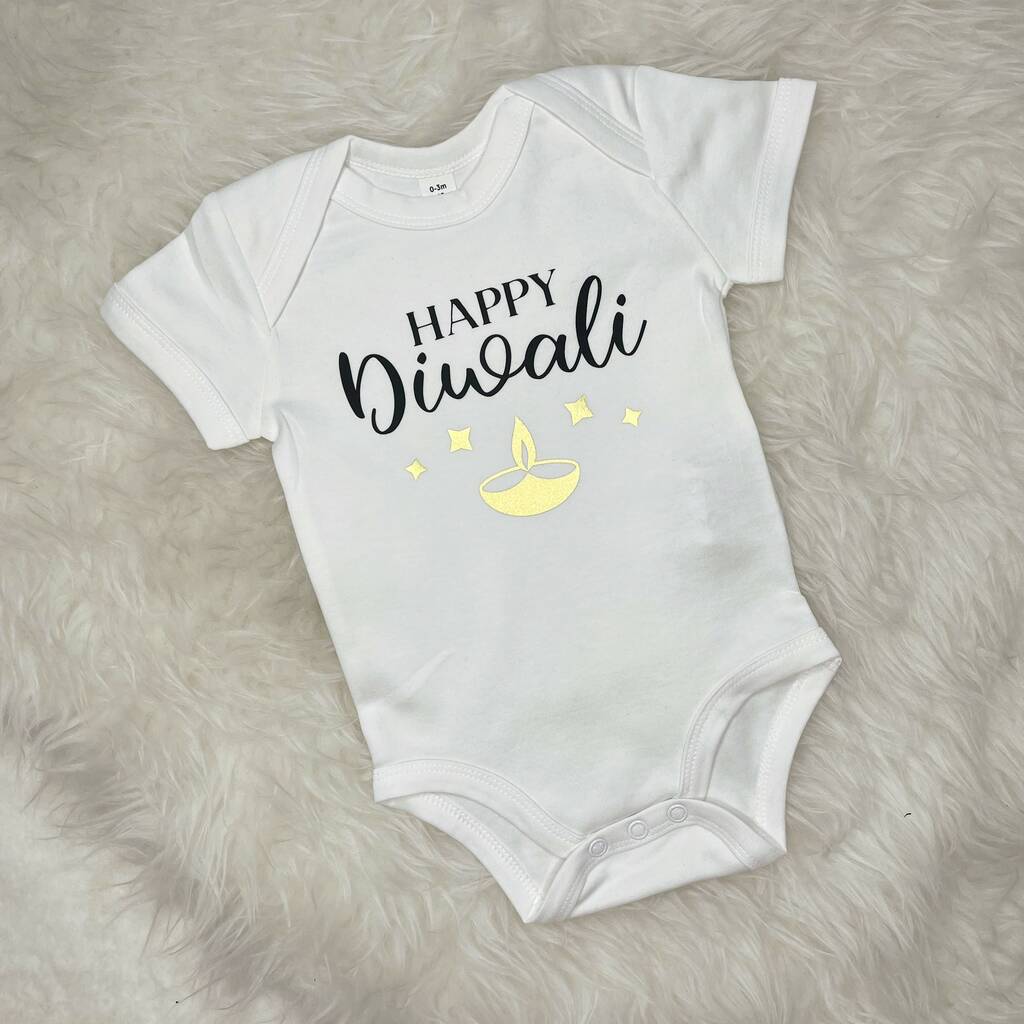 Happy Diwali Babygrow - Lovetree Design