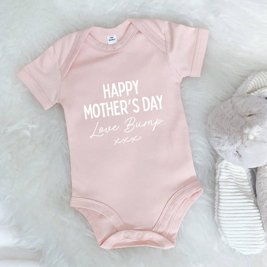 Happy Mother's Day Love Bump Babygrow - Lovetree Design