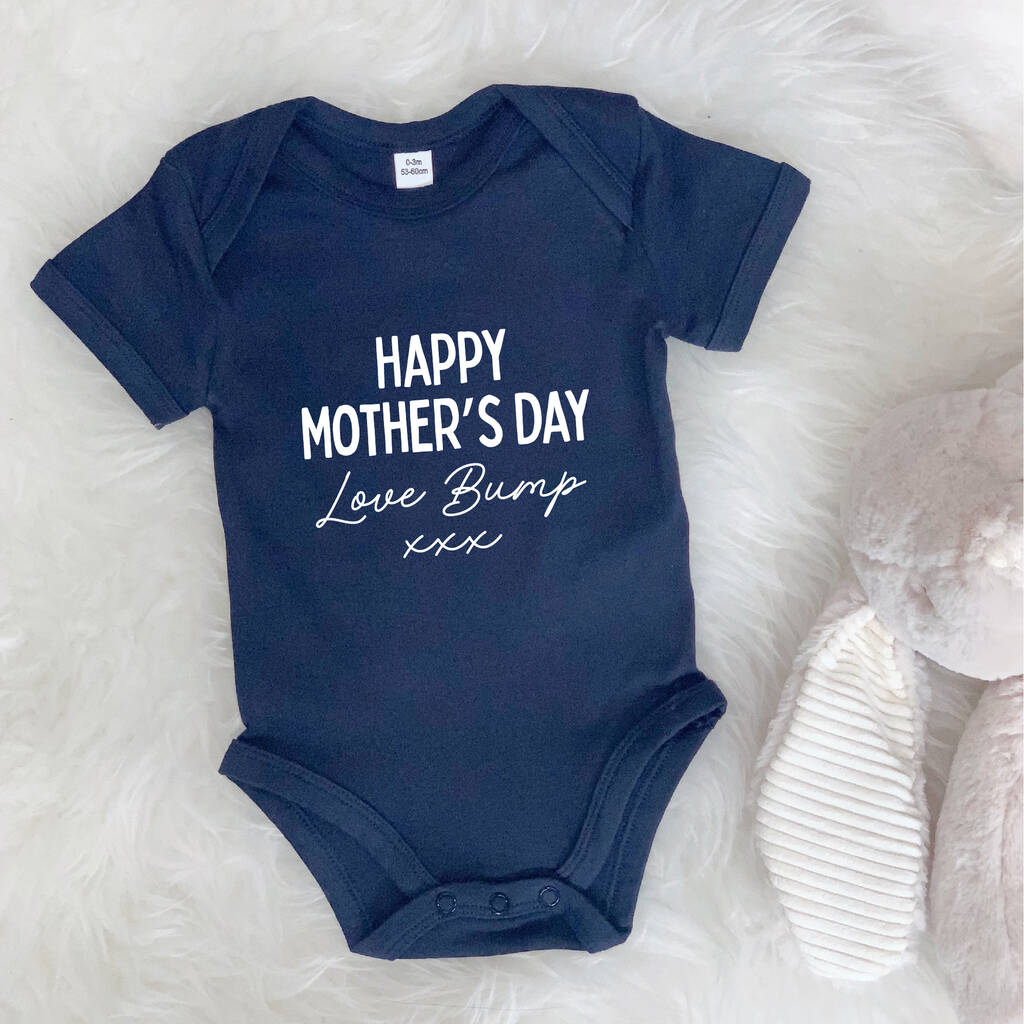 Happy Mother's Day Love Bump Babygrow - Lovetree Design