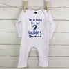 I'm So Lucky, I Have Two Daddys Babygrow - Lovetree Design