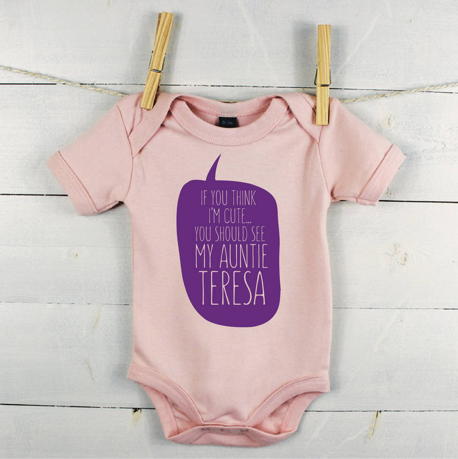 If You Think I'm Cute You Should See… Babygrow - Lovetree Design