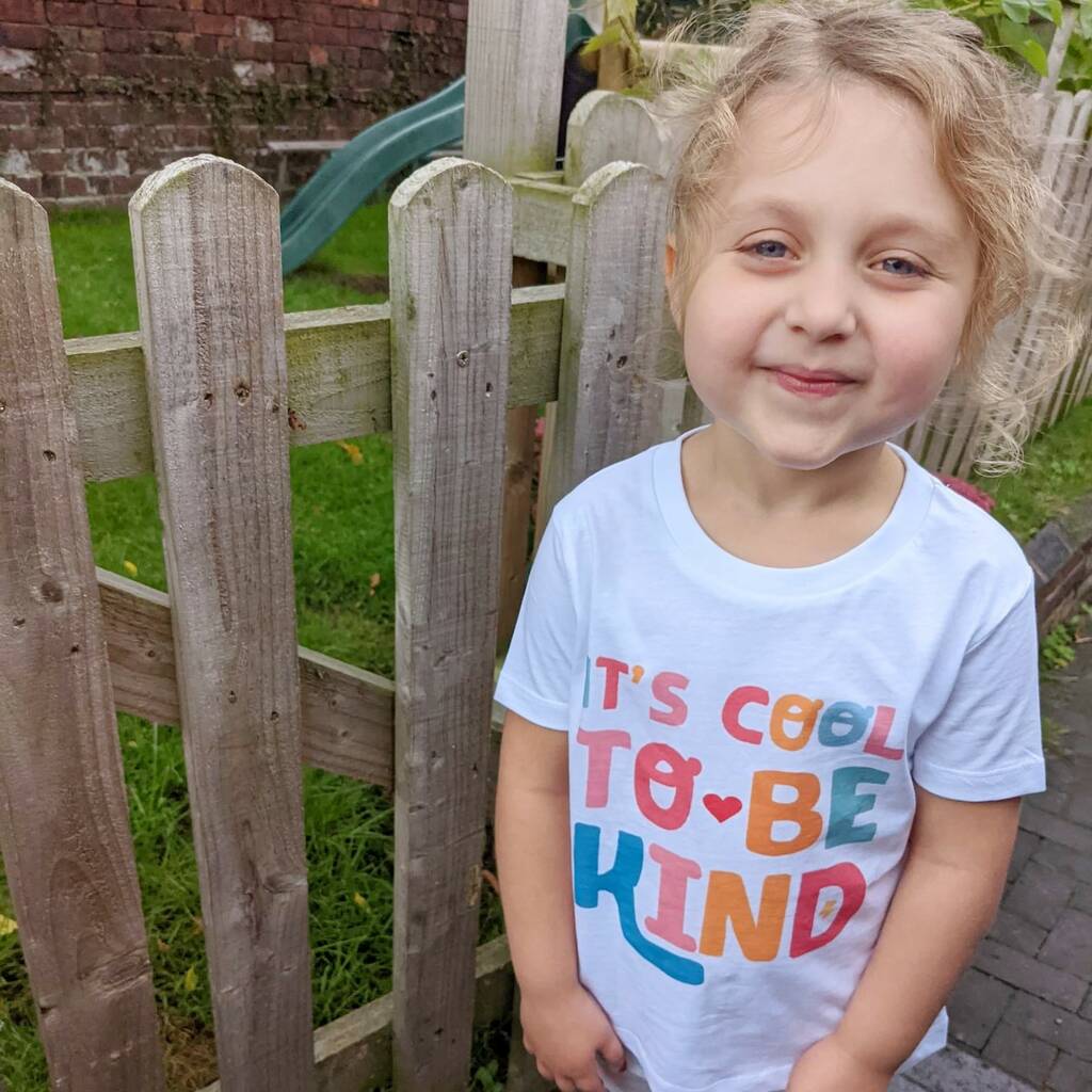 Its Cool To Be Kind Kids Positivity T Shirt - Lovetree Design