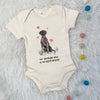 Labrador Dog Sibling Personalised Babygrow - Lovetree Design