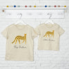 Leopard Brother Sister Matching T Shirt Set - Lovetree Design