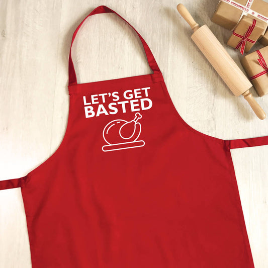 Let's Get Basted Christmas Apron - Lovetree Design