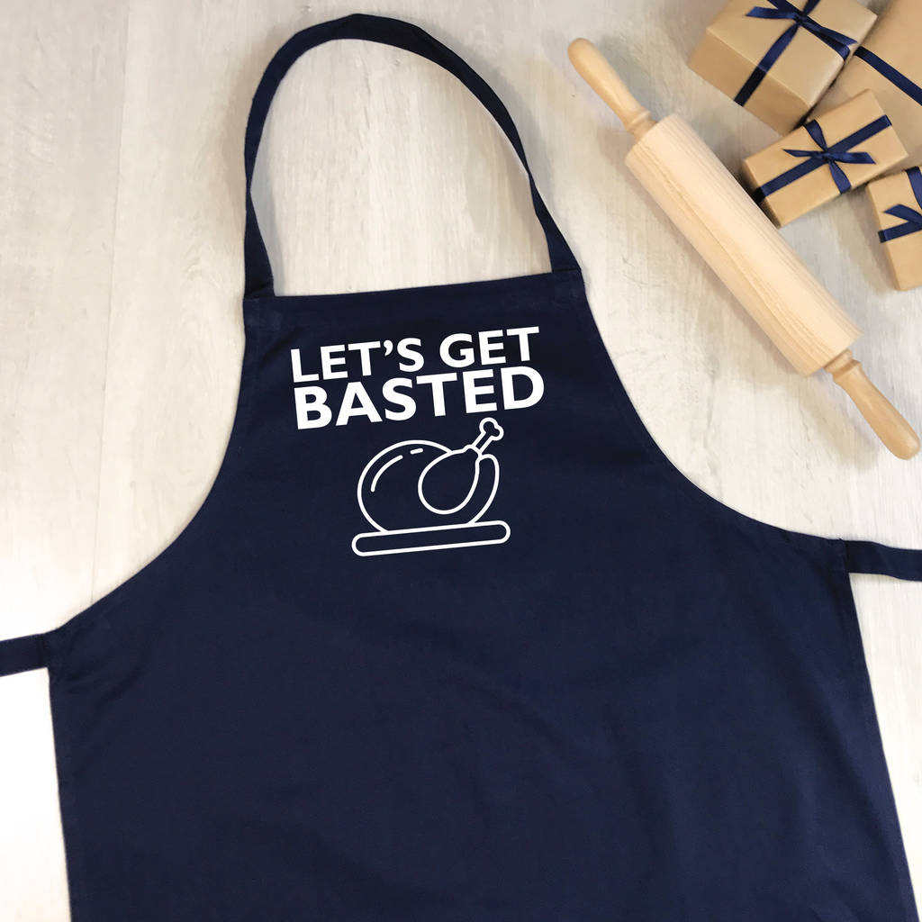 Let's Get Basted Christmas Apron - Lovetree Design