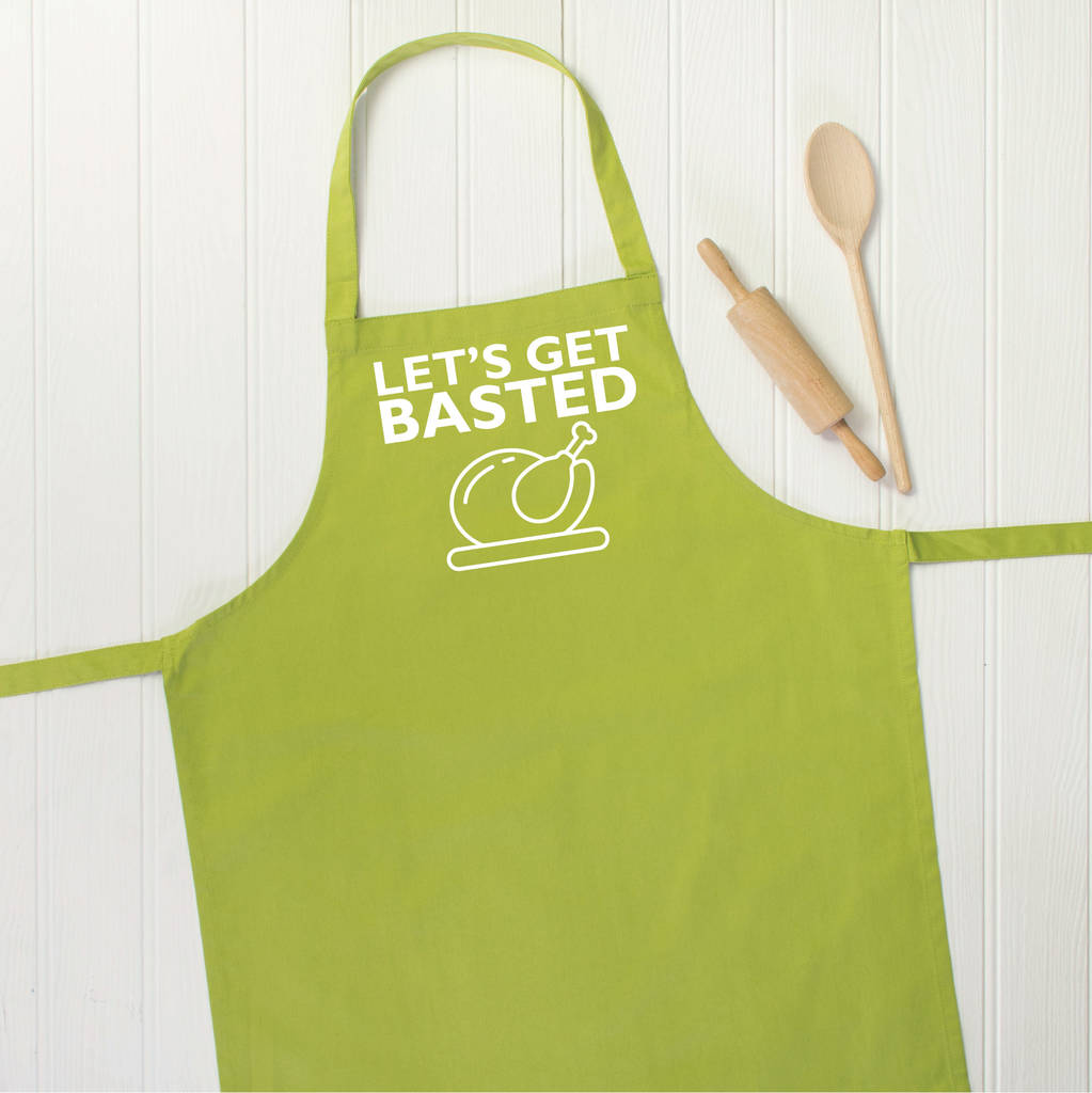 Let's Get Basted Christmas Apron - Lovetree Design