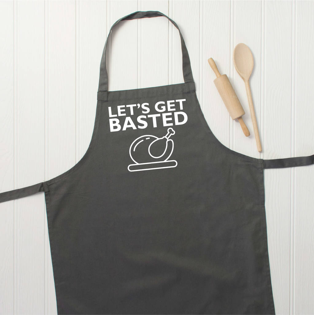 Let's Get Basted Christmas Apron - Lovetree Design