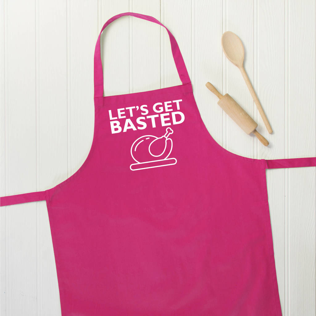 Let's Get Basted Christmas Apron - Lovetree Design