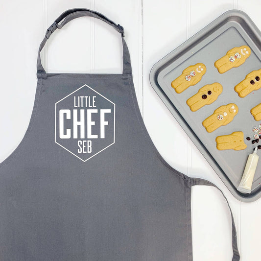 Little Chef Personalised Hexagon Kids Apron - Lovetree Design