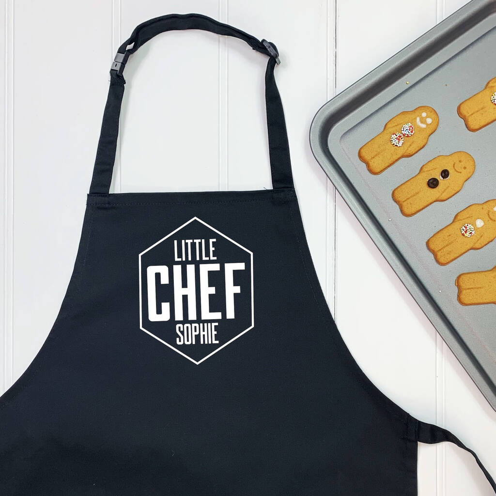 Little Chef Personalised Hexagon Kids Apron - Lovetree Design