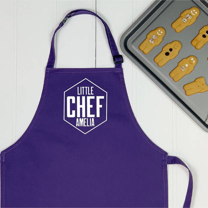 Little Chef Personalised Hexagon Kids Apron - Lovetree Design