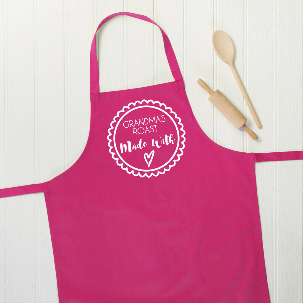 Made With Love Personalised Apron - Lovetree Design