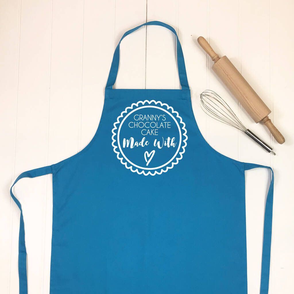 Made With Love Personalised Apron - Lovetree Design