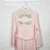 Maid Of Honour Pink Floral Wedding Dressing Gown - Lovetree Design